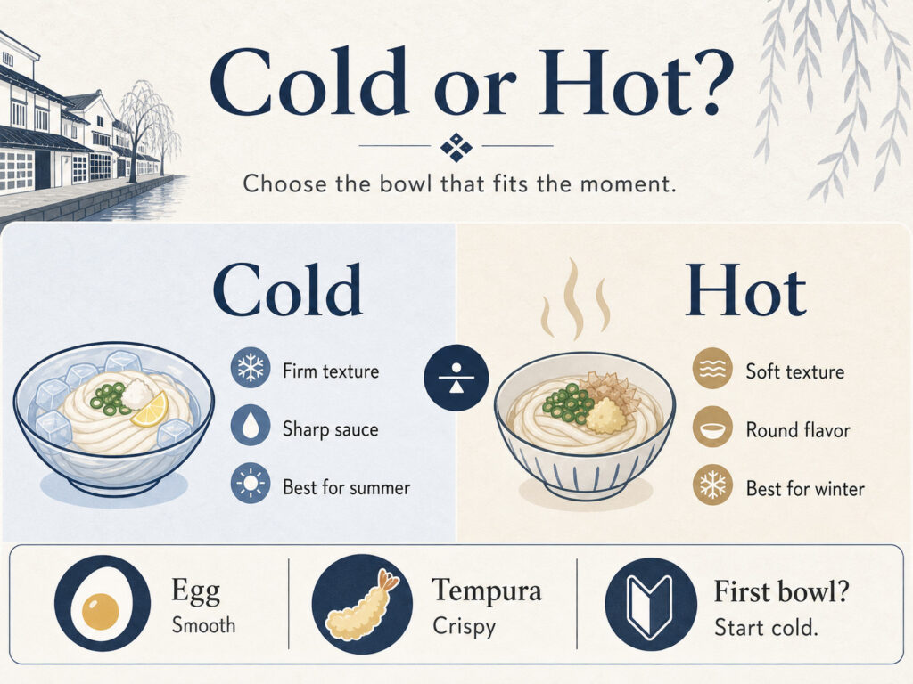 Cold or Hot: udon Which Should You Choose?