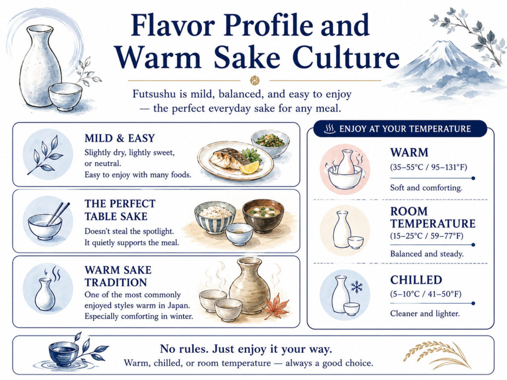 Flavor Profile and Warm Sake Culture