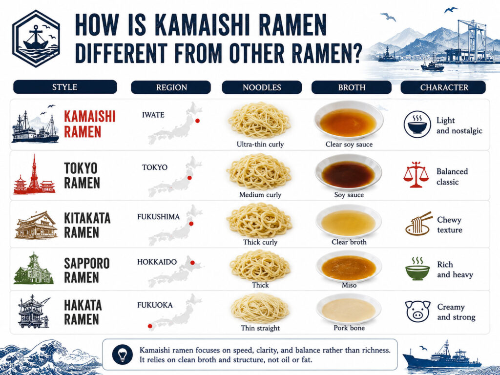 How Is Kamaishi Ramen Different From Other Ramen?