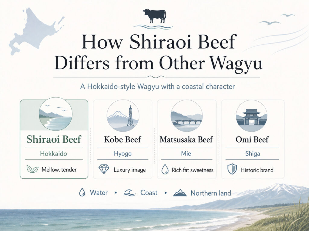 How Shiraoi Beef Differs from Other Wagyu