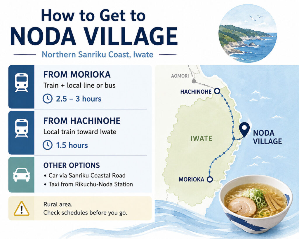 How to Get to Noda Village