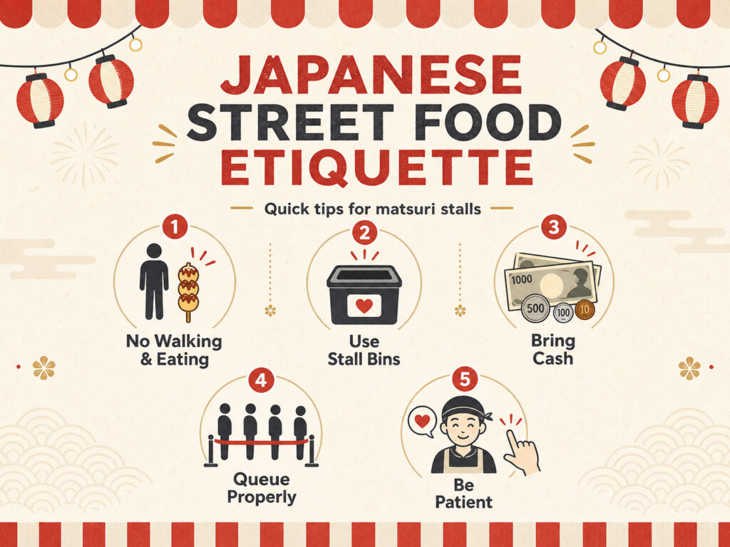 Japanese Street Food Etiquette