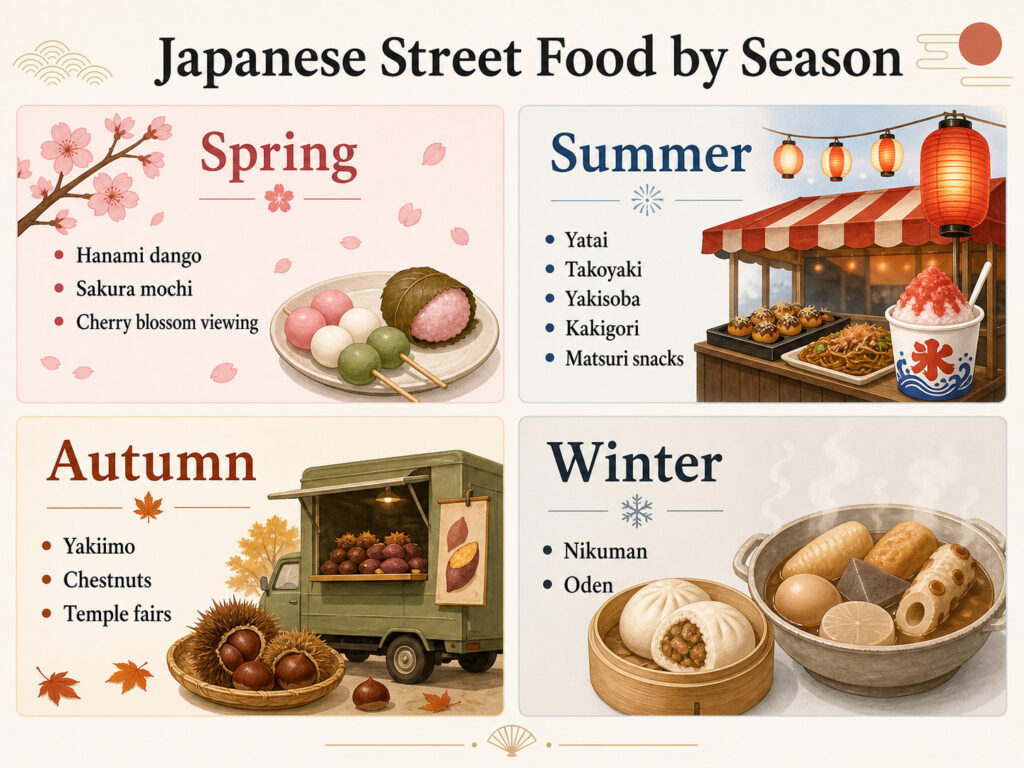 Japanese Street Food by Season