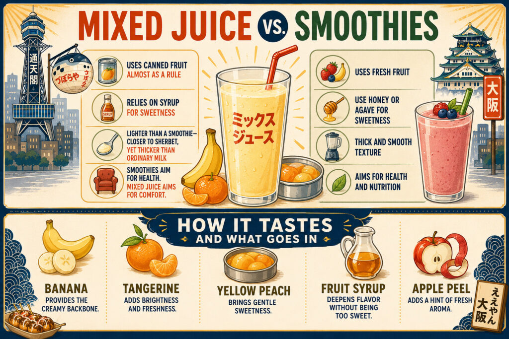 Mixed Juice vs. Smoothies