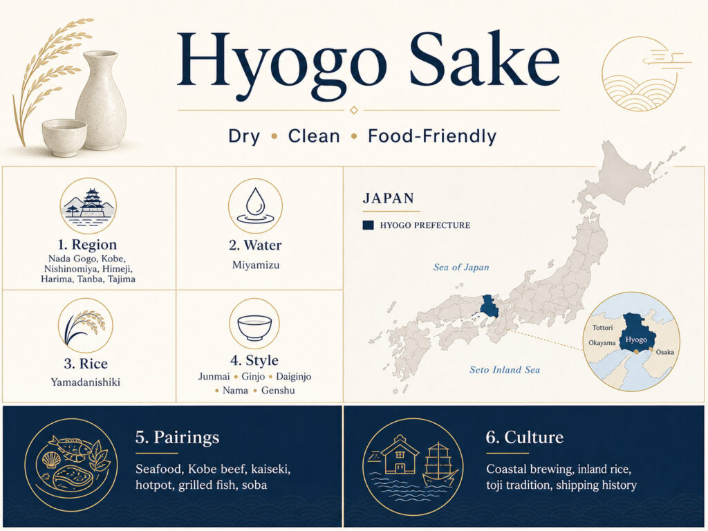 Quick Summary of Hyogo Sake