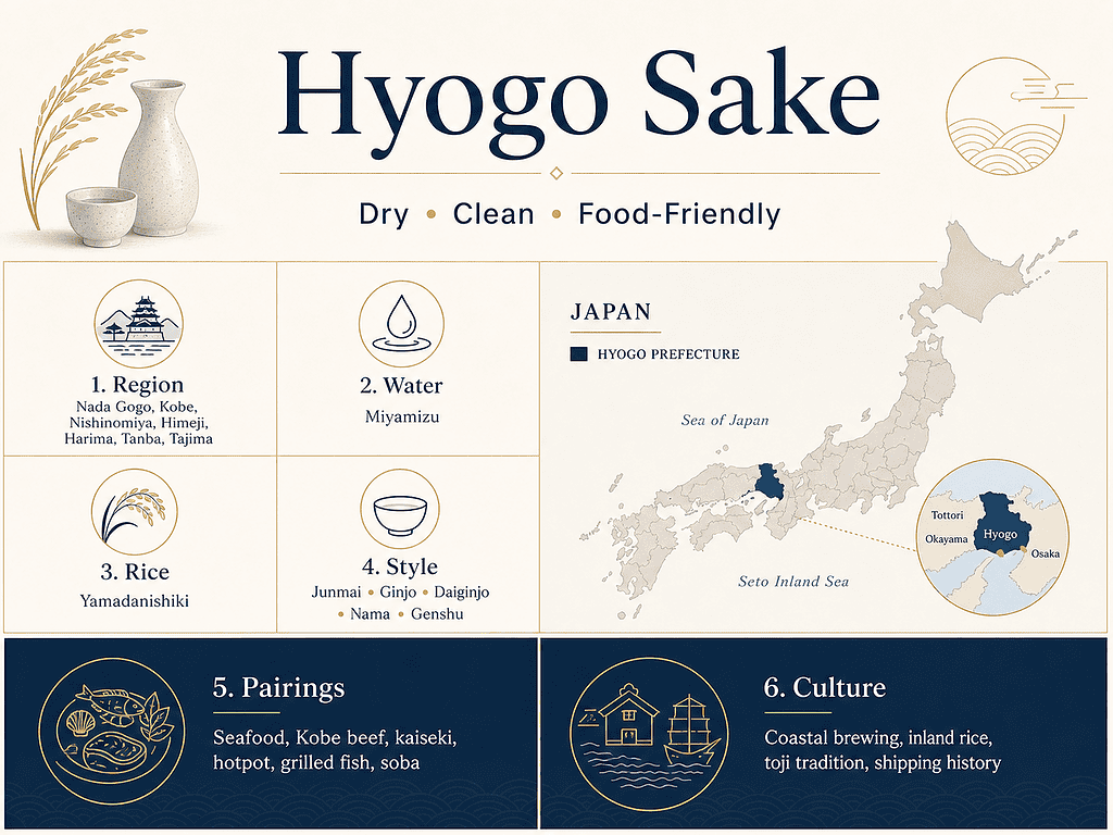 Quick Summary of Hyogo Sake