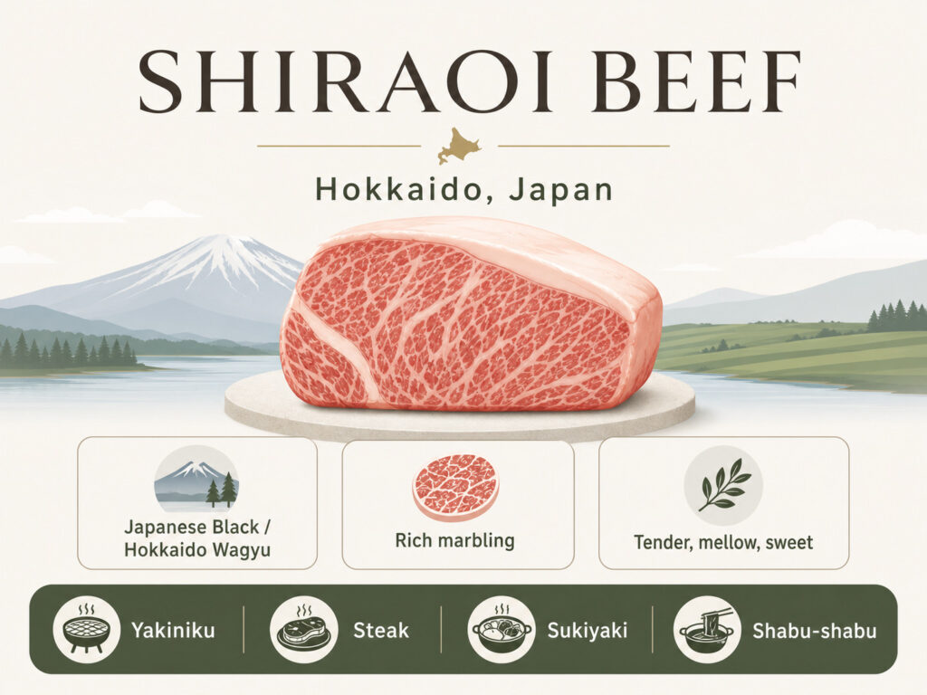 Quick Summary of Shiraoi Beef