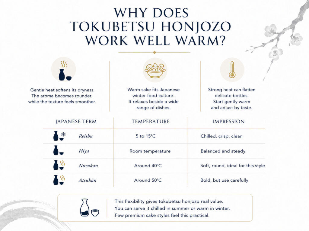 Why Does Tokubetsu Honjozo Work Well Warm?