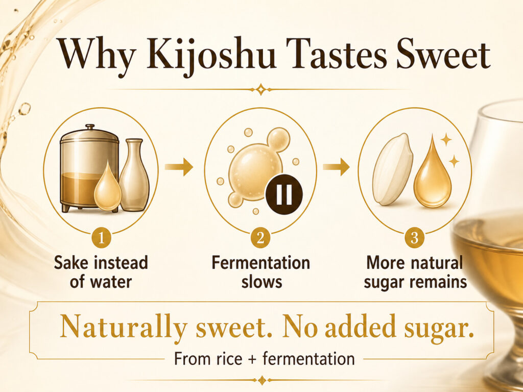 Why Kijoshu Tastes Sweet