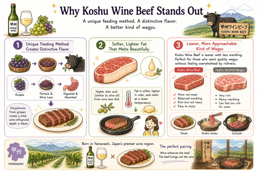 Why Koshu Wine Beef Stands Out