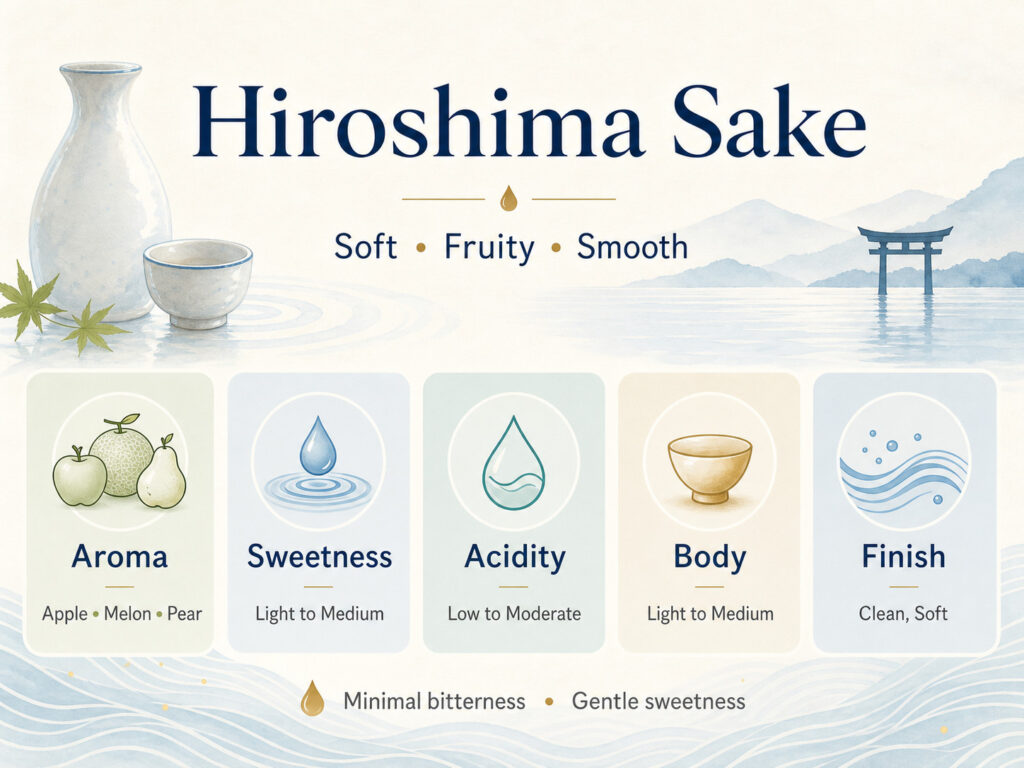 Flavor Profile and Characteristics of hiroshima jizake