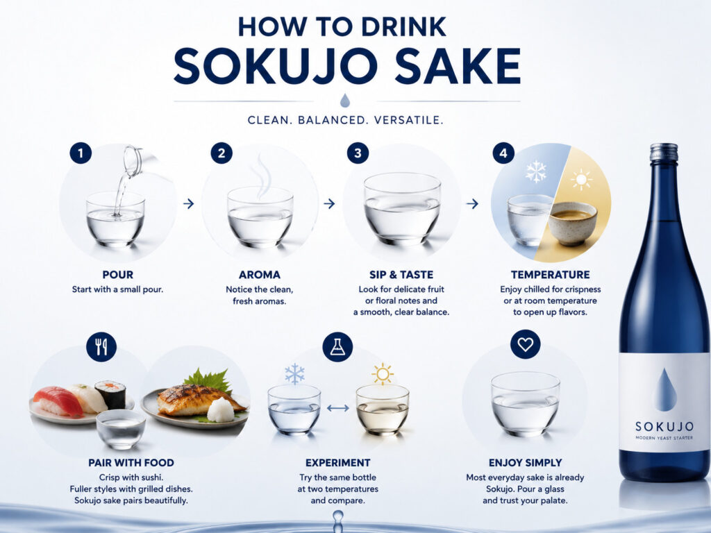 How to Drink Sokujo Sake