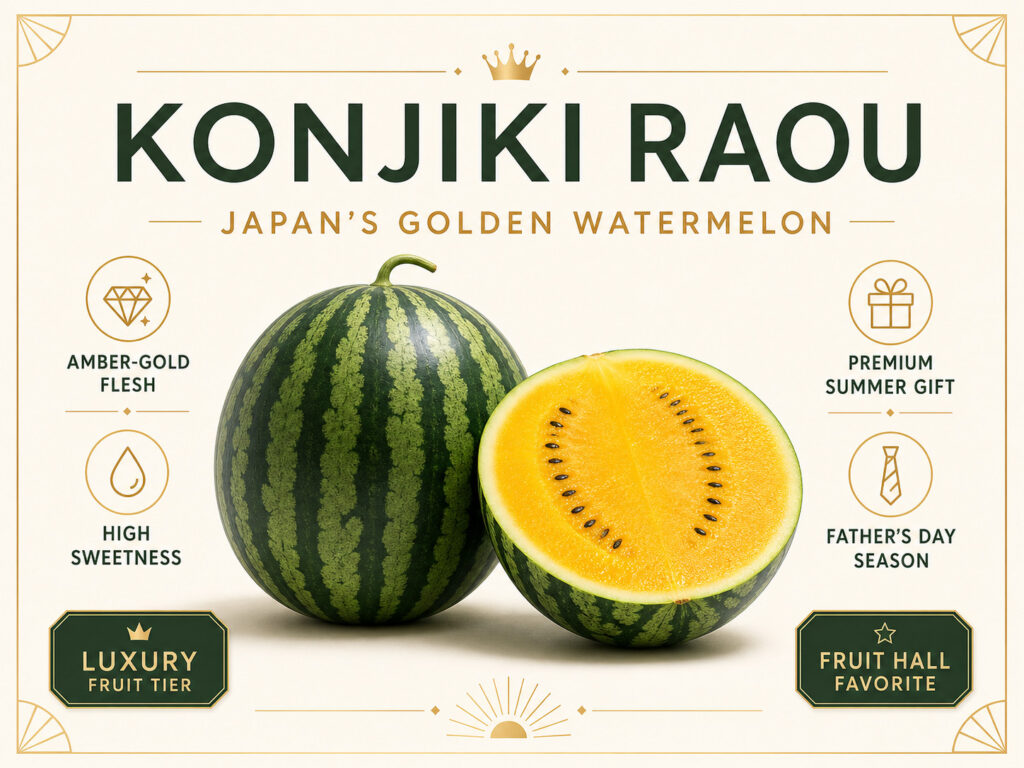 Konjiki Raou as a Premium Japanese Fruit Gift