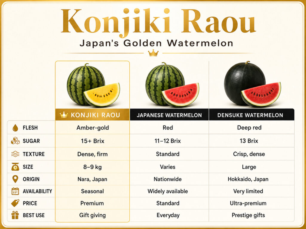 Konjiki Raou vs. Other Watermelons