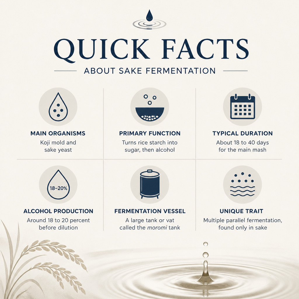 Quick Facts About Sake Fermentation