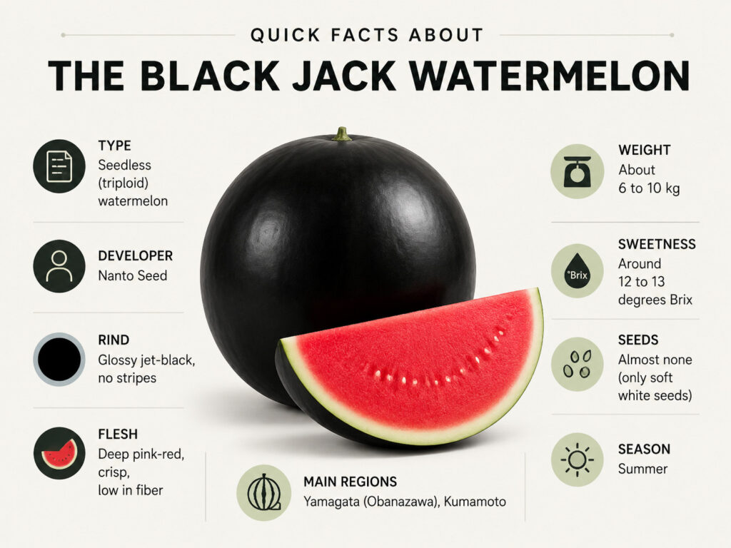 Quick Facts About the Black Jack Watermelon