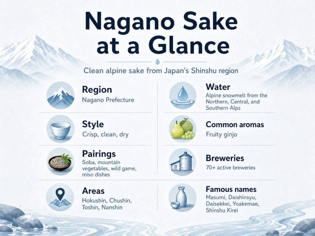 Quick Summary: Nagano Sake at a Glance