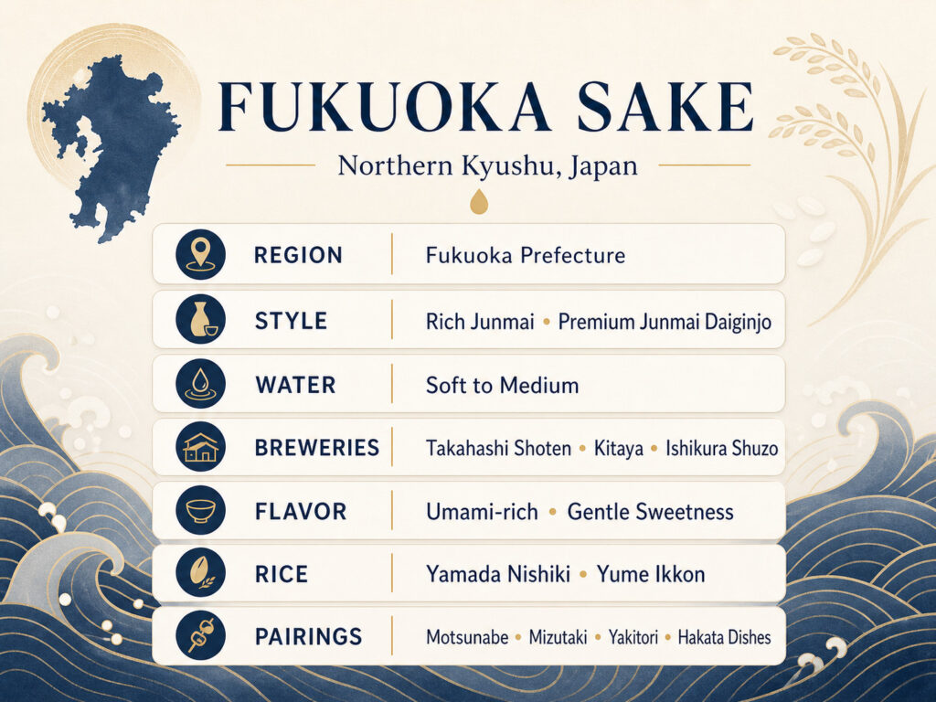 Quick Summary of Fukuoka Sake