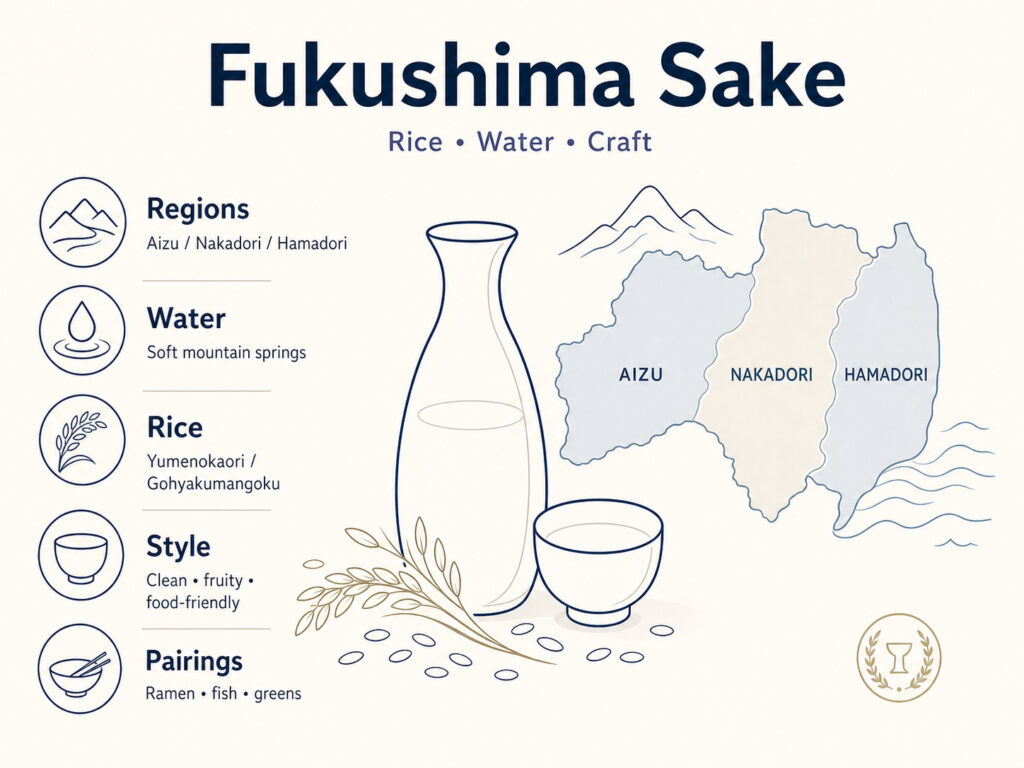Quick Summary of Fukushima Sake