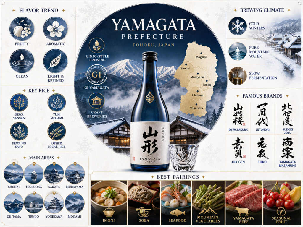 Quick Summary of Yamagata Sake