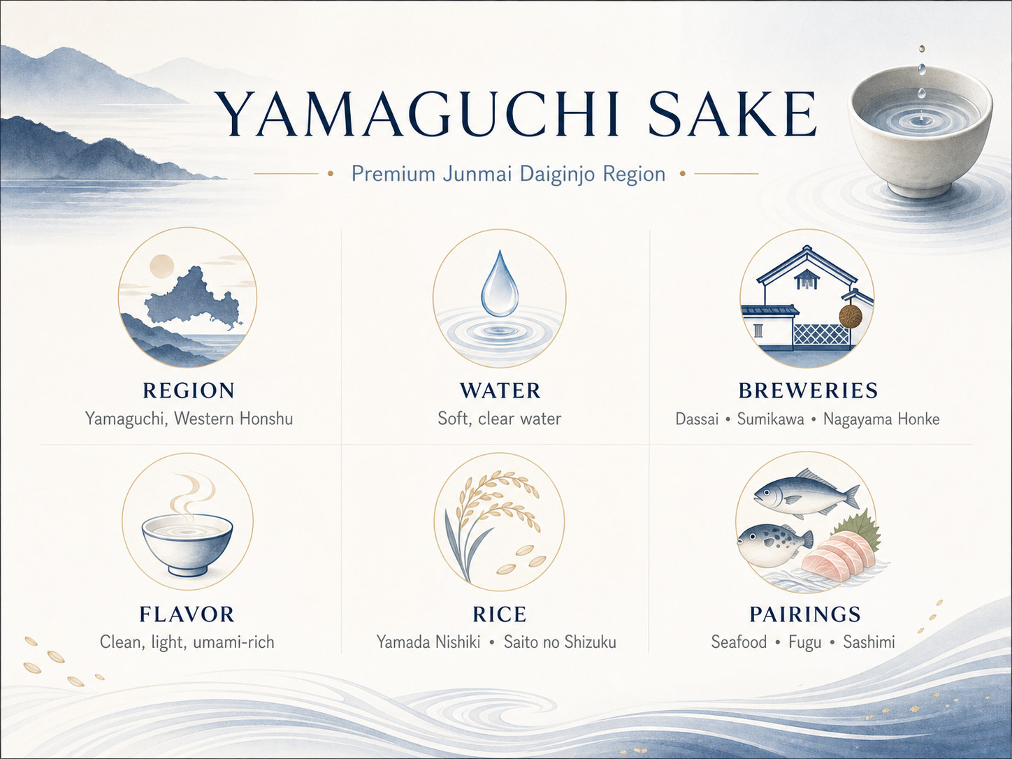 Yamaguchi Sake (山口の酒)