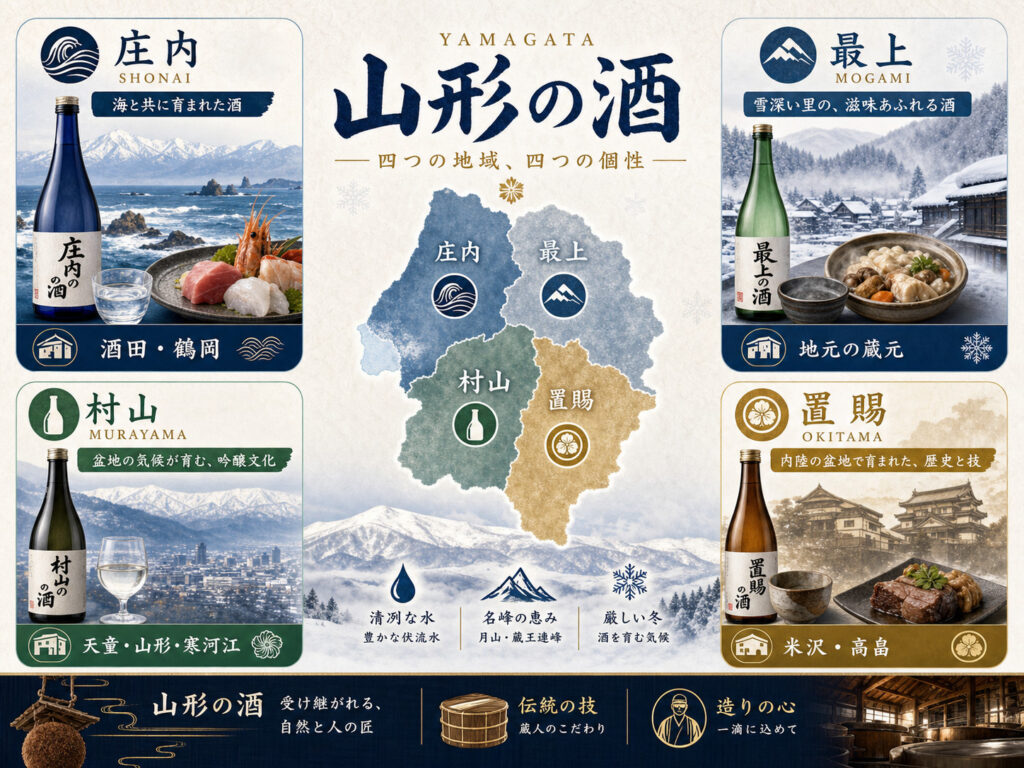 Regional Areas and Brewing Identity of Yamagata