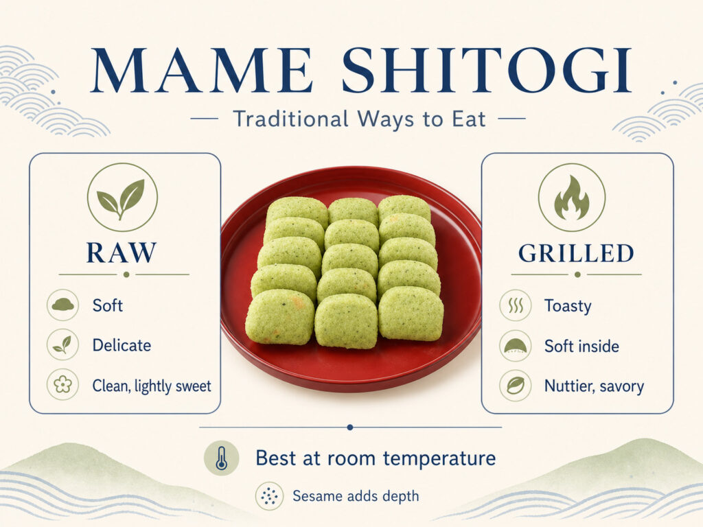 Traditional Ways to Eat Mame Shitogi