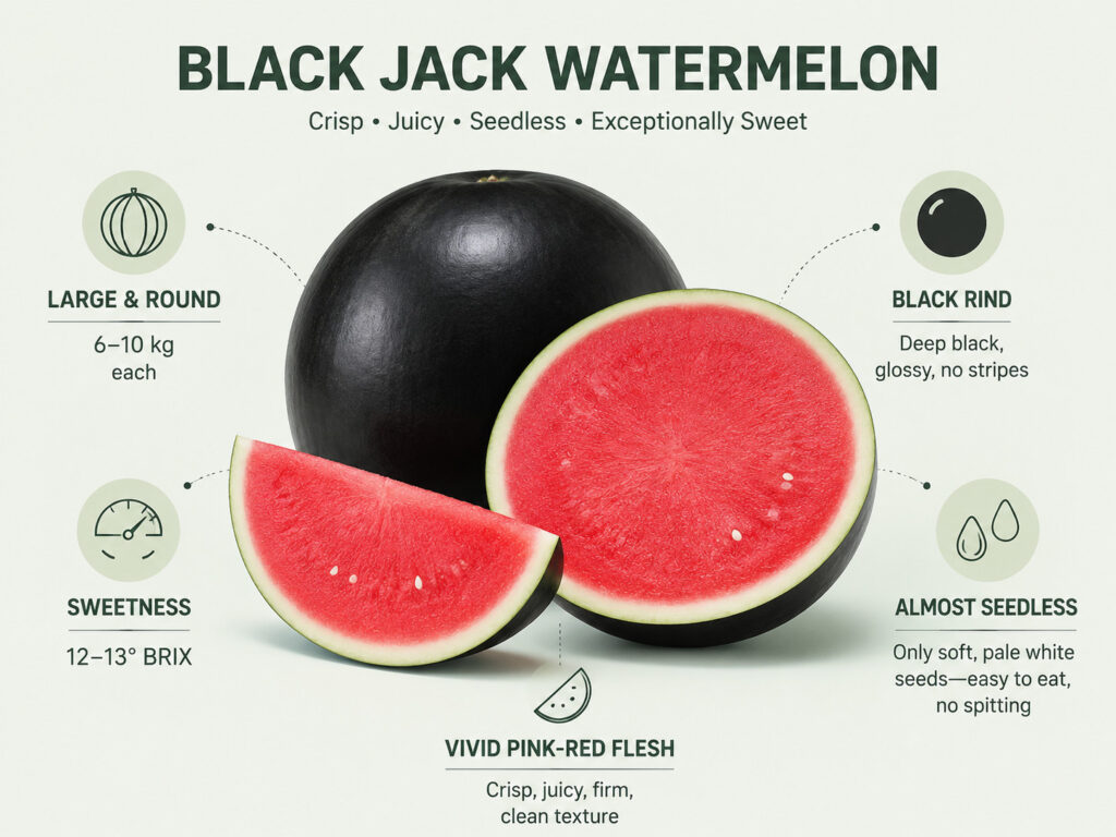 What Does the Black Jack Watermelon Look and Taste Like?