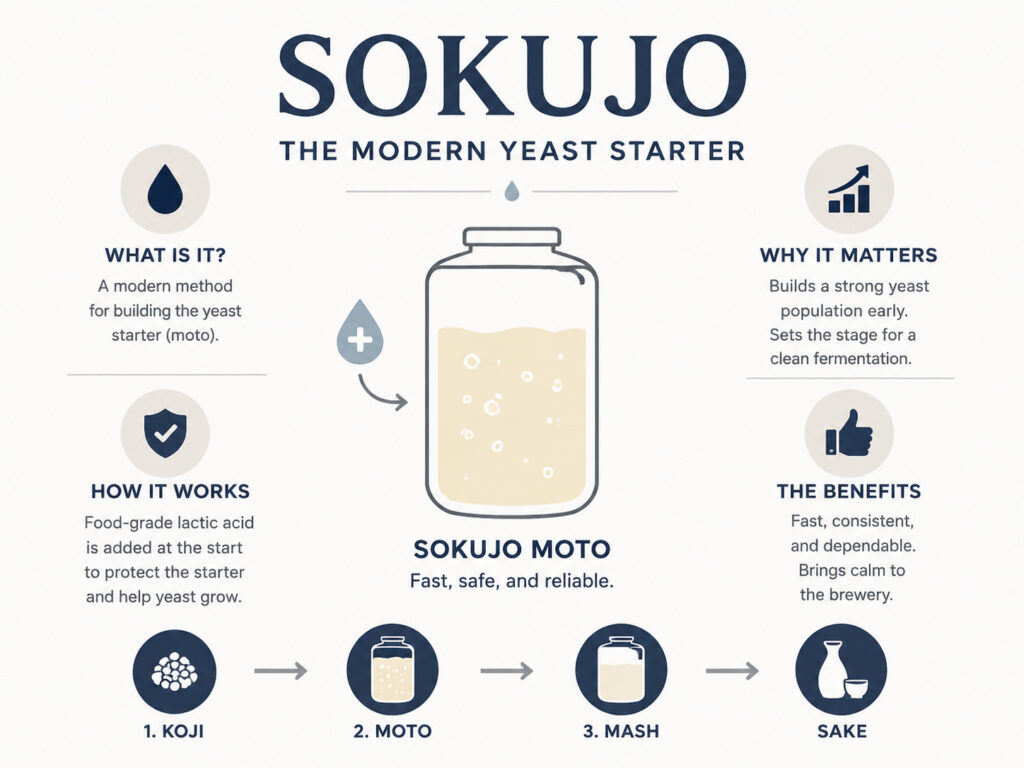 What Is Sokujo in Sake Brewing?