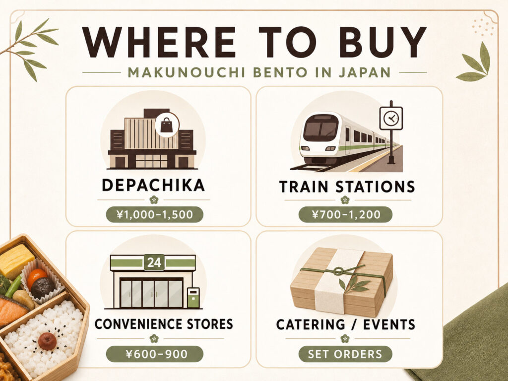 Where to Buy Makunouchi Bento in Japan