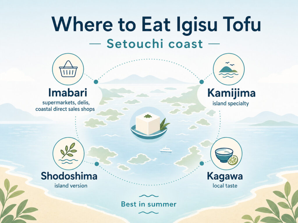 Where to Eat Igisu Tofu