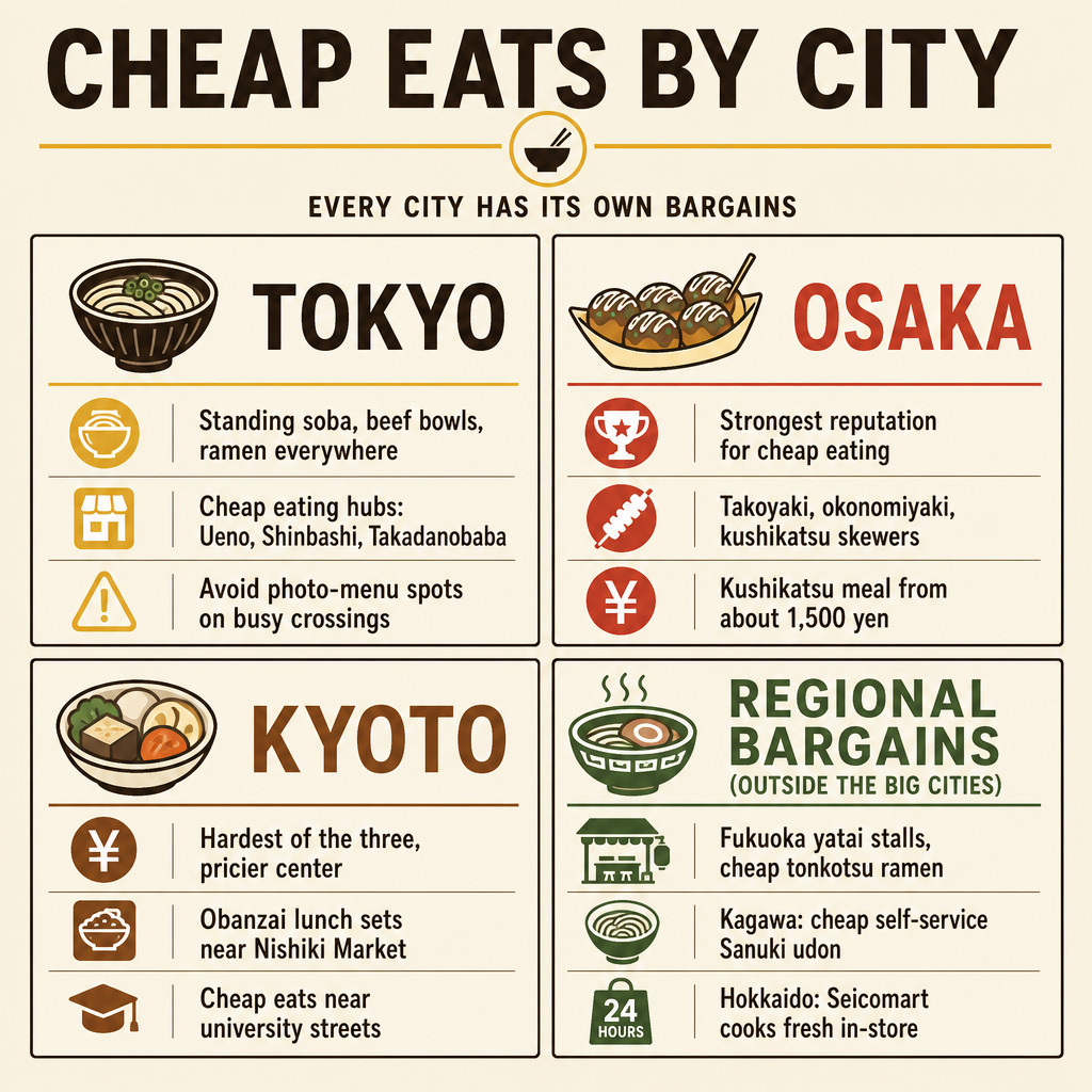 Cheap Eats by City