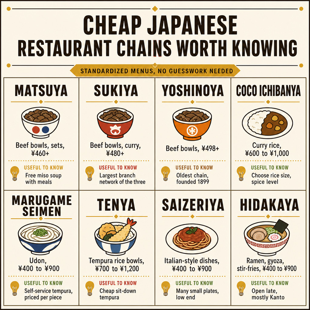 Cheap Japanese Restaurant Chains Worth Knowing