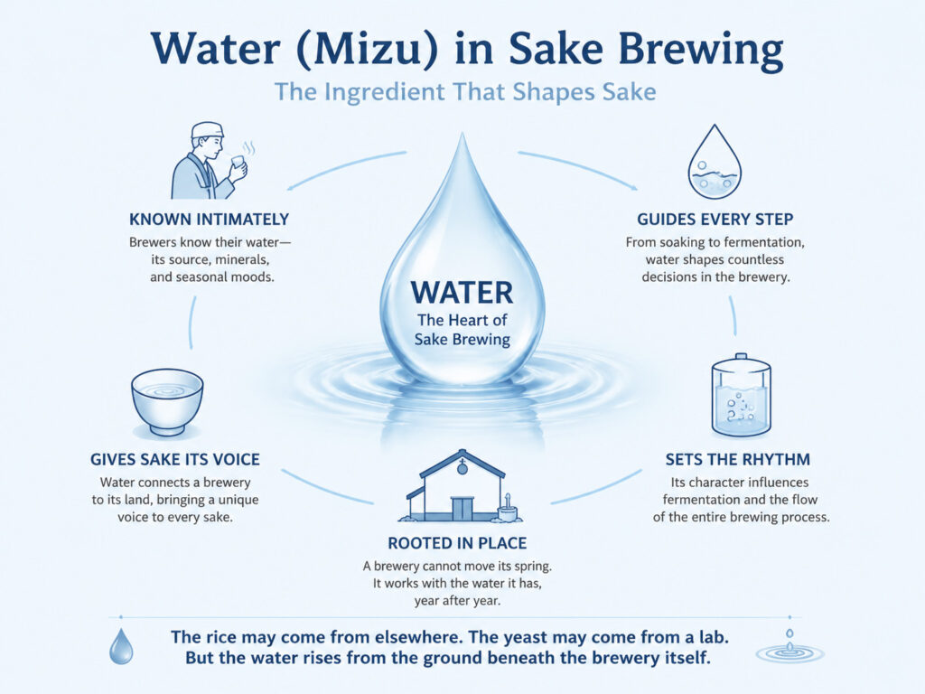How Brewers Think About Water in Sake Brewing