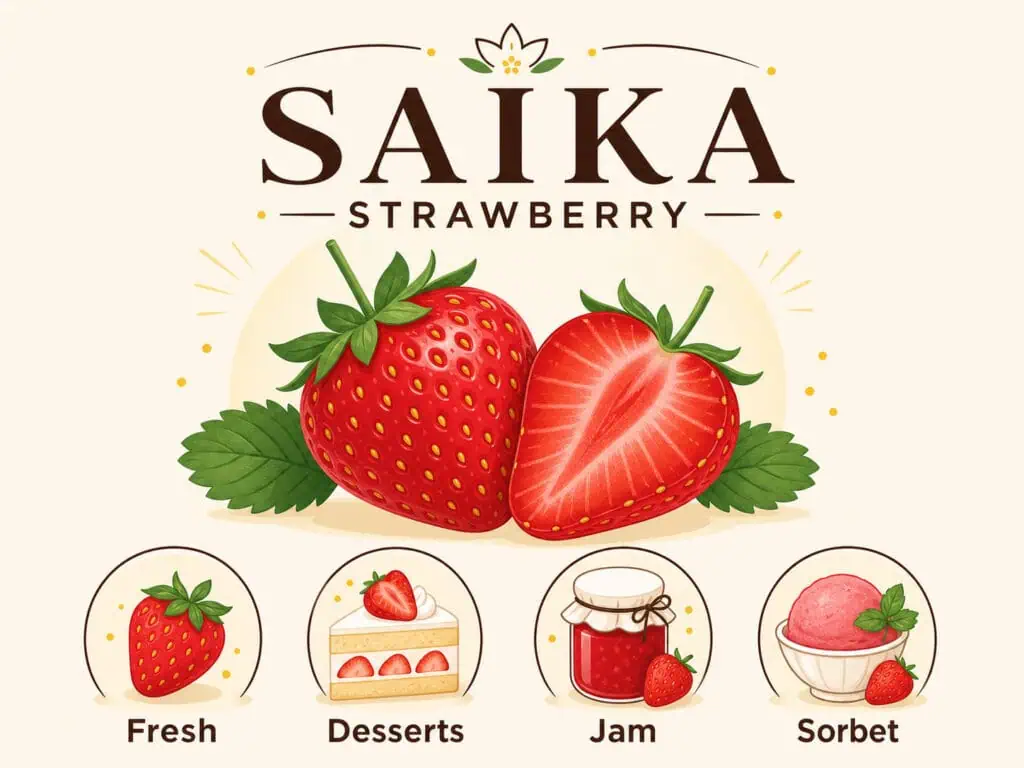 How to Eat Saika Strawberry