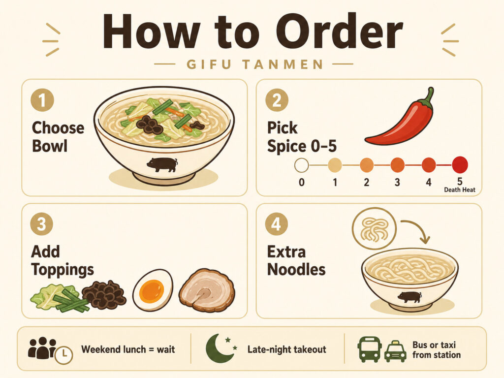 How to Order: Spice Levels and Toppings