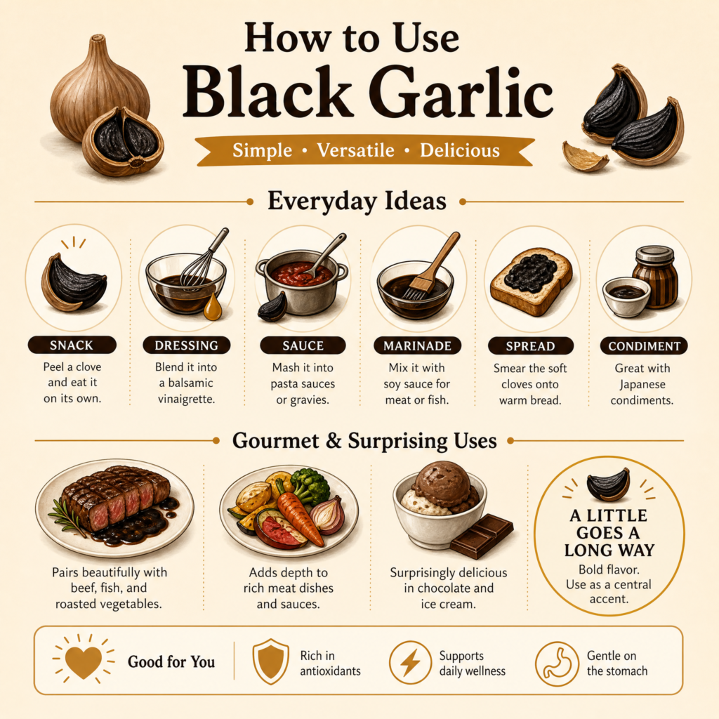 How to Use Black Garlic in Cooking