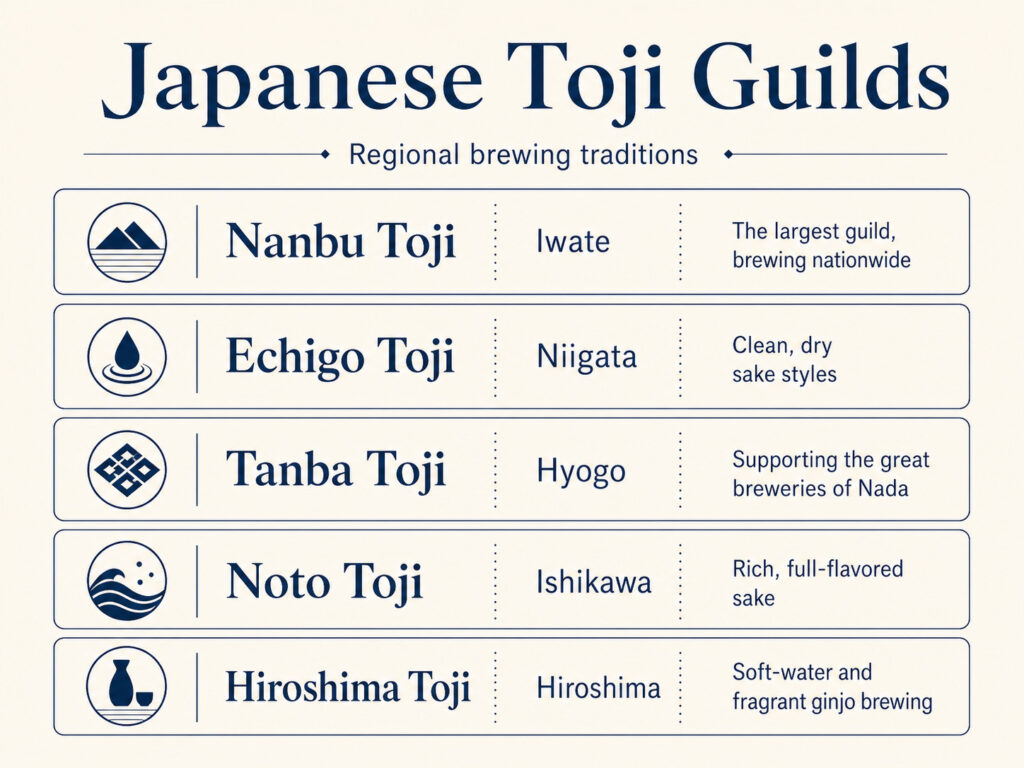 Famous Toji Guilds