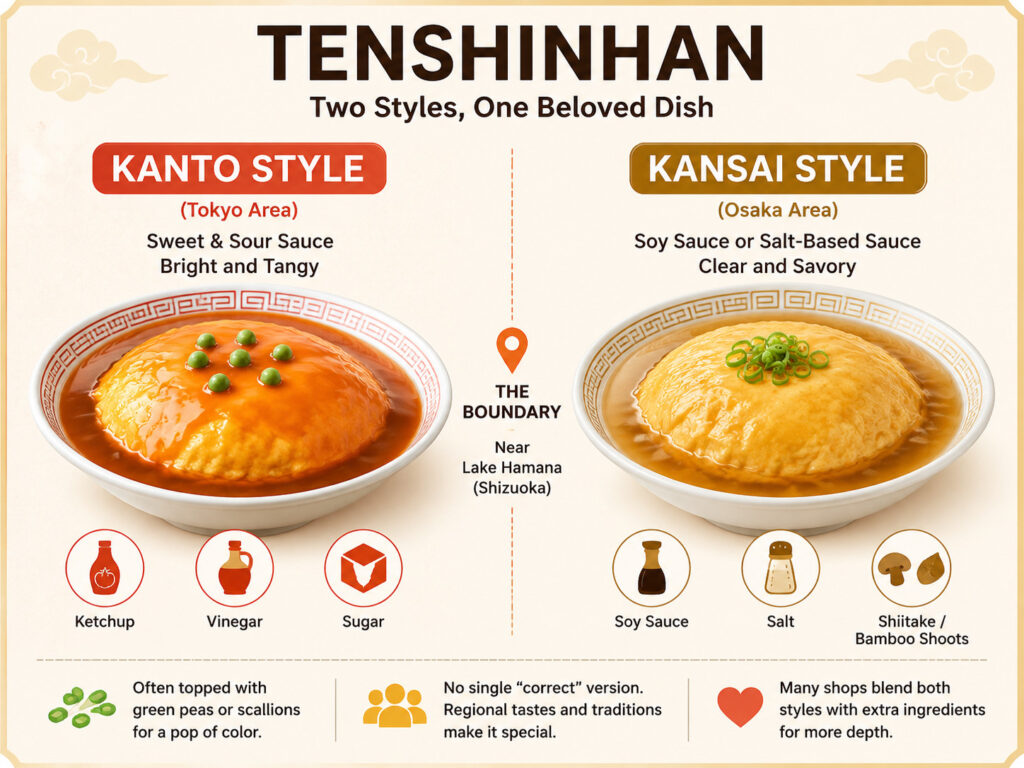 Kanto Style vs Kansai Style tenshinhan