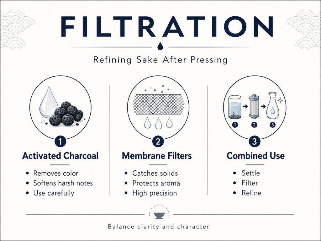 Modern Filtration in Sake Brewing