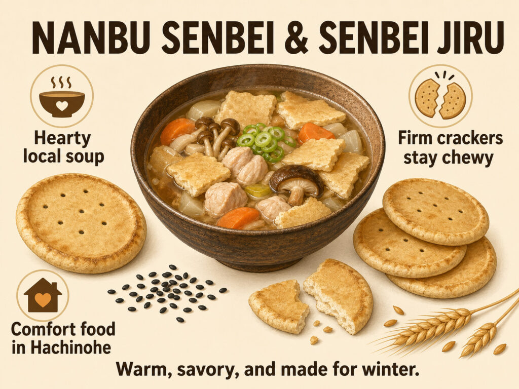 Nanbu Senbei and Senbei Jiru