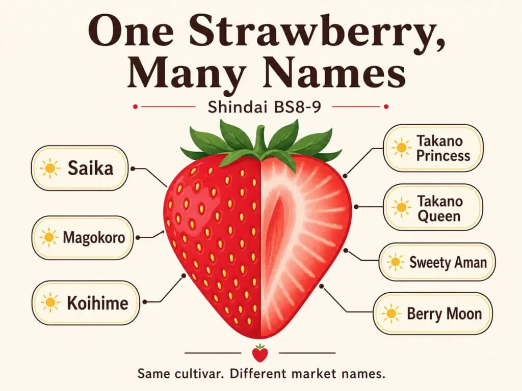 One Strawberry, Many Names