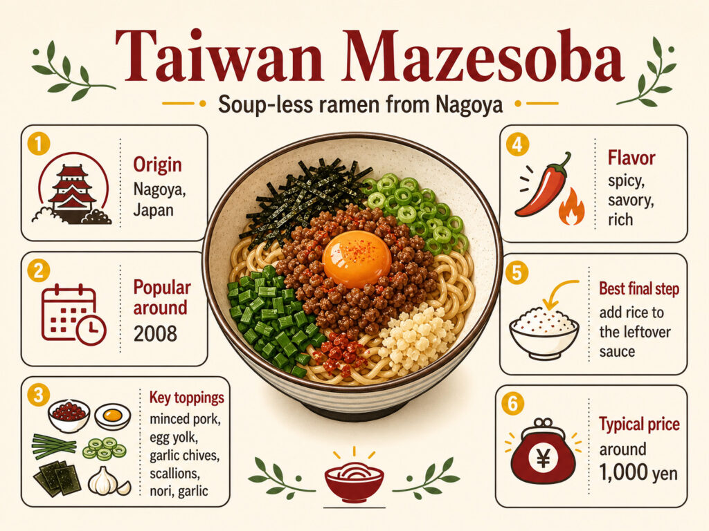 Quick Facts About Taiwan Mazesoba