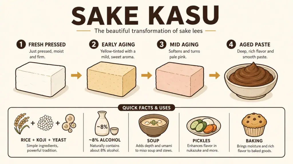 Quick Facts about sake kasu