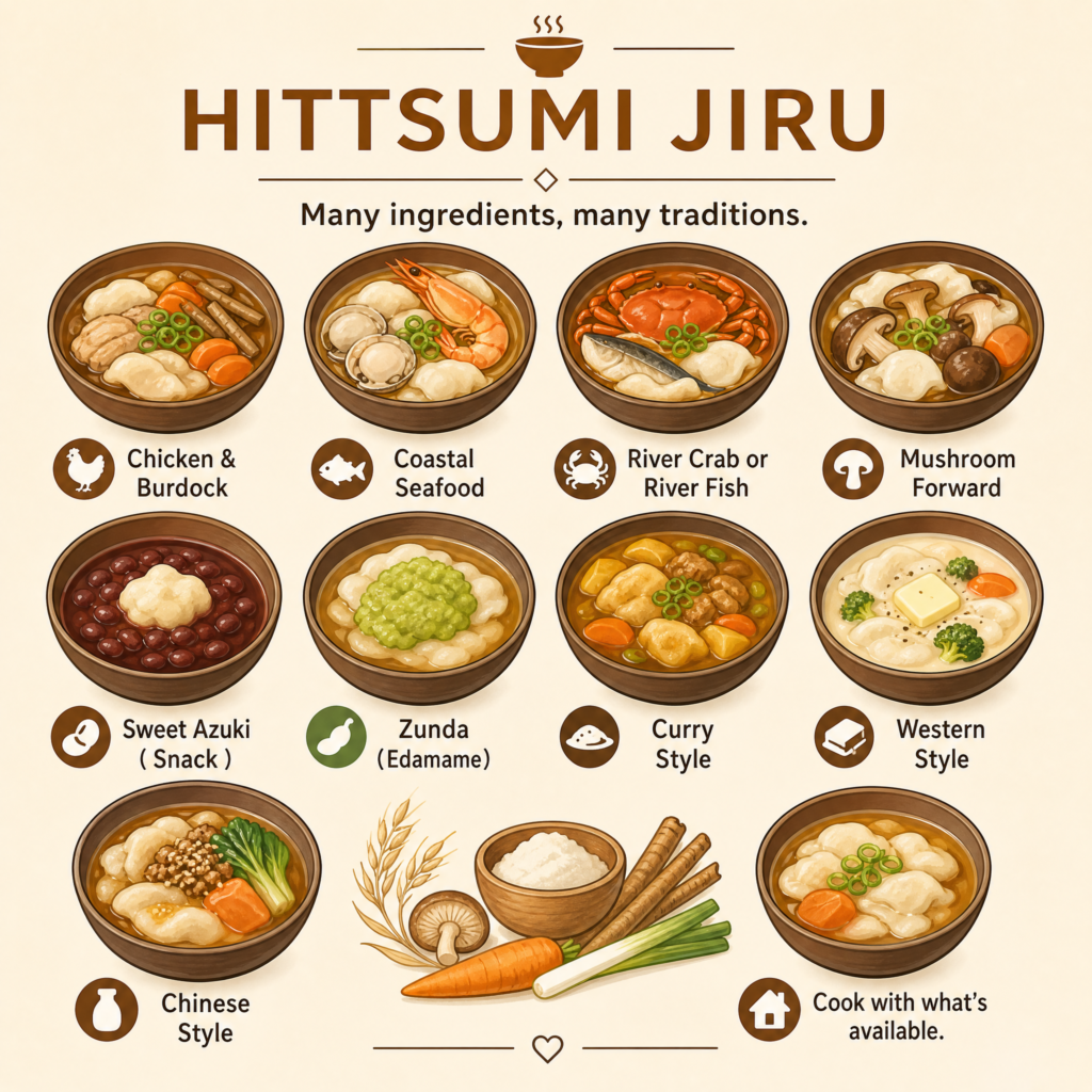 Regional Variations of hittsumi