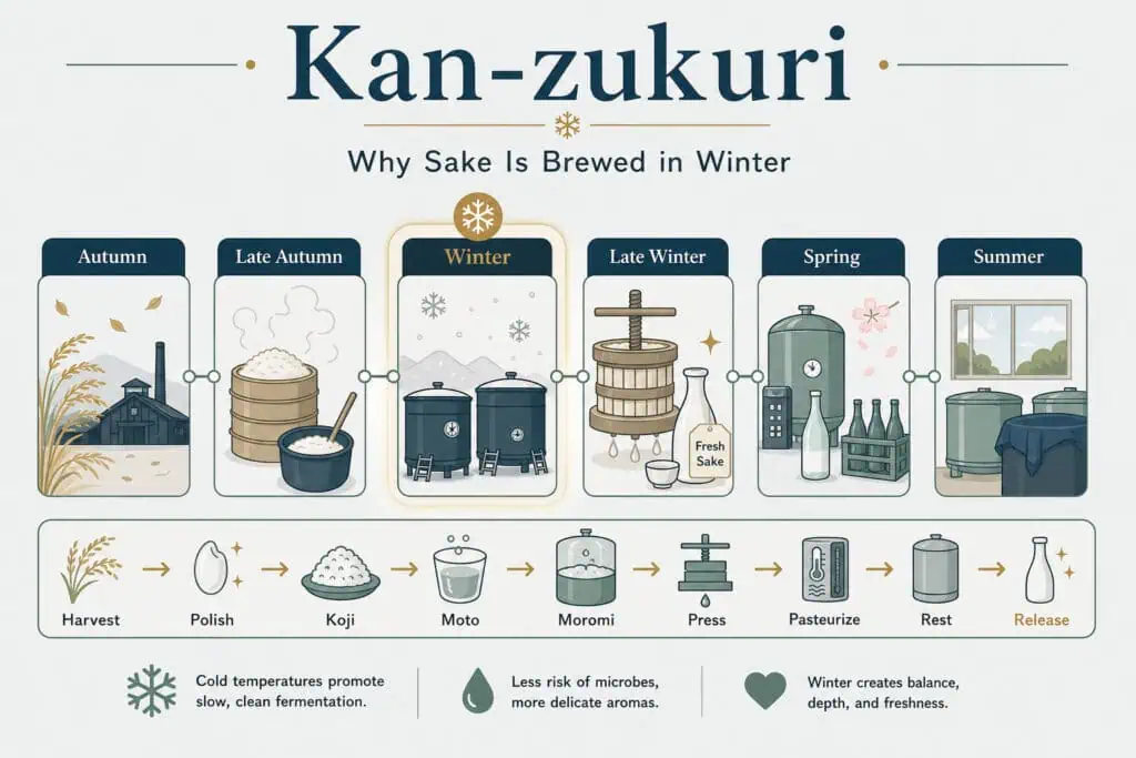 The Sake Brewing Calendar