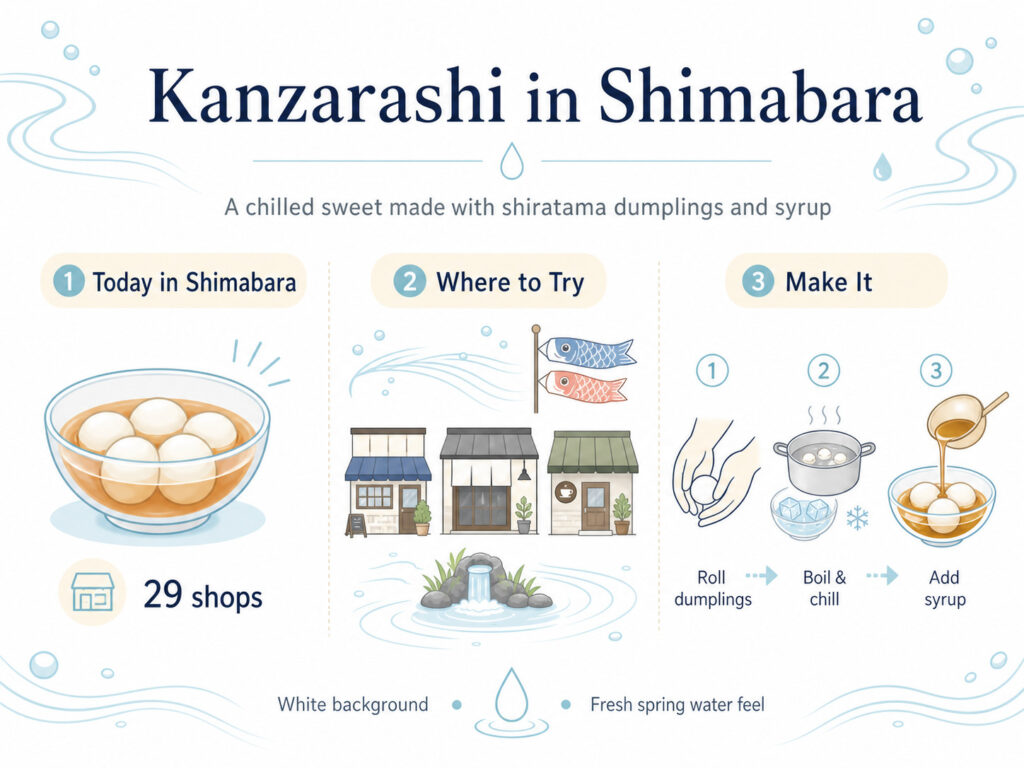 The Sweet in Shimabara Today