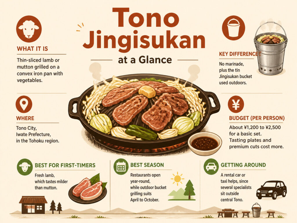 Tono Jingisukan at a Glance