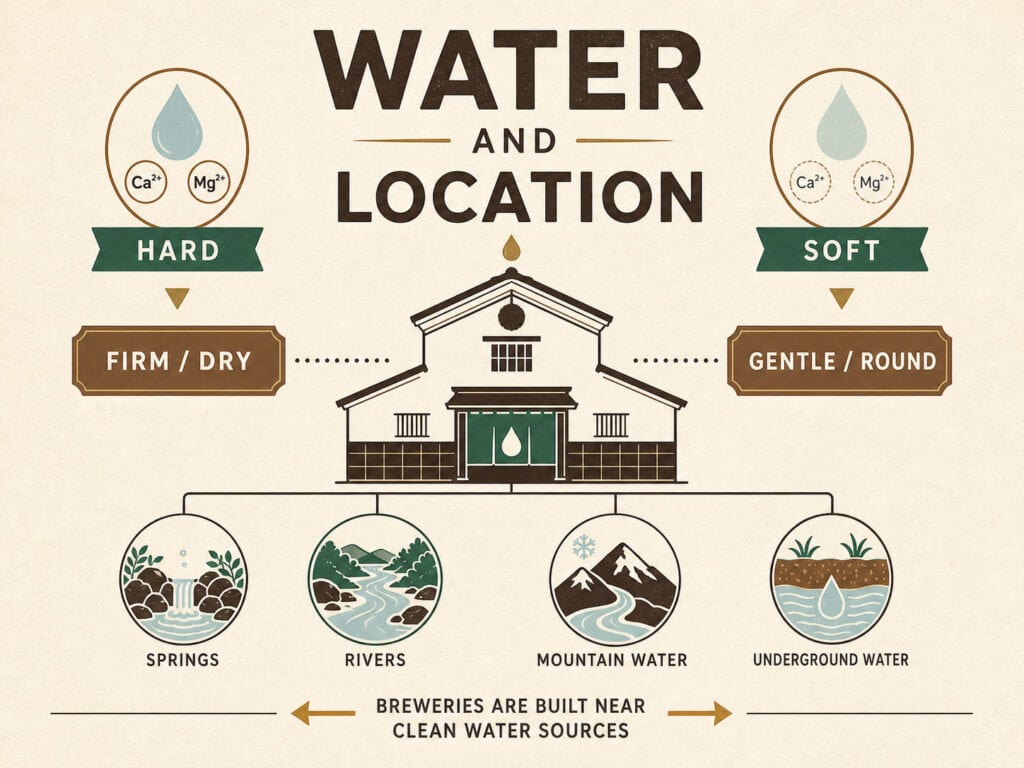 Water and Location of kura
