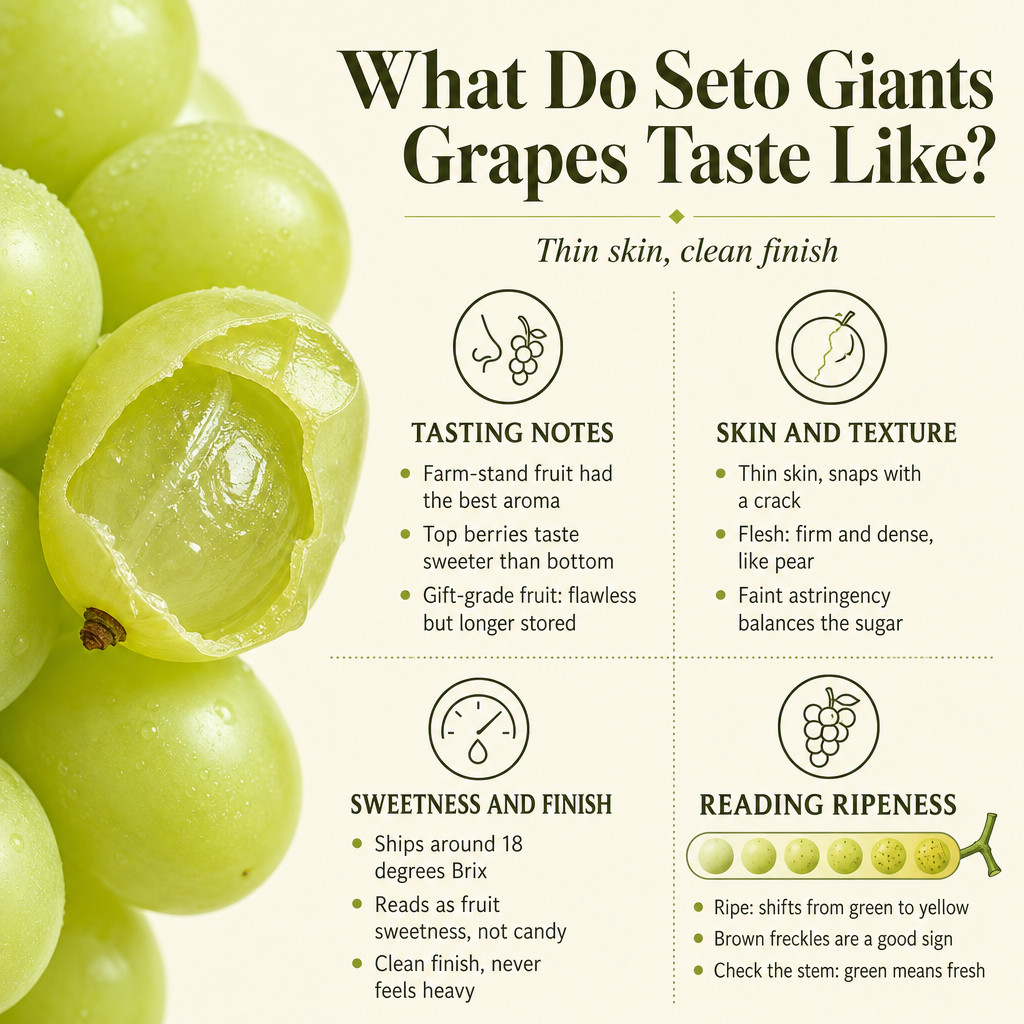 What Do Seto Giants Grapes Taste Like?